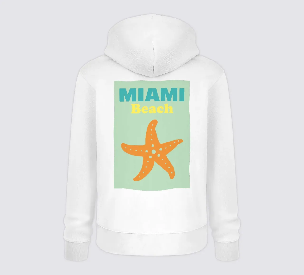 Miami Beach felpa con cappuccio da Colorful Homes