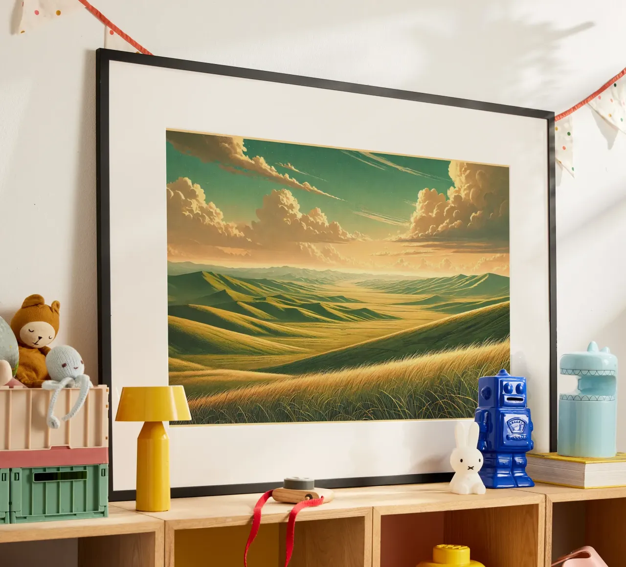Poster d'epoca Mongolia, steppe infinite carta hahnemühle da Wanderlust Vibes