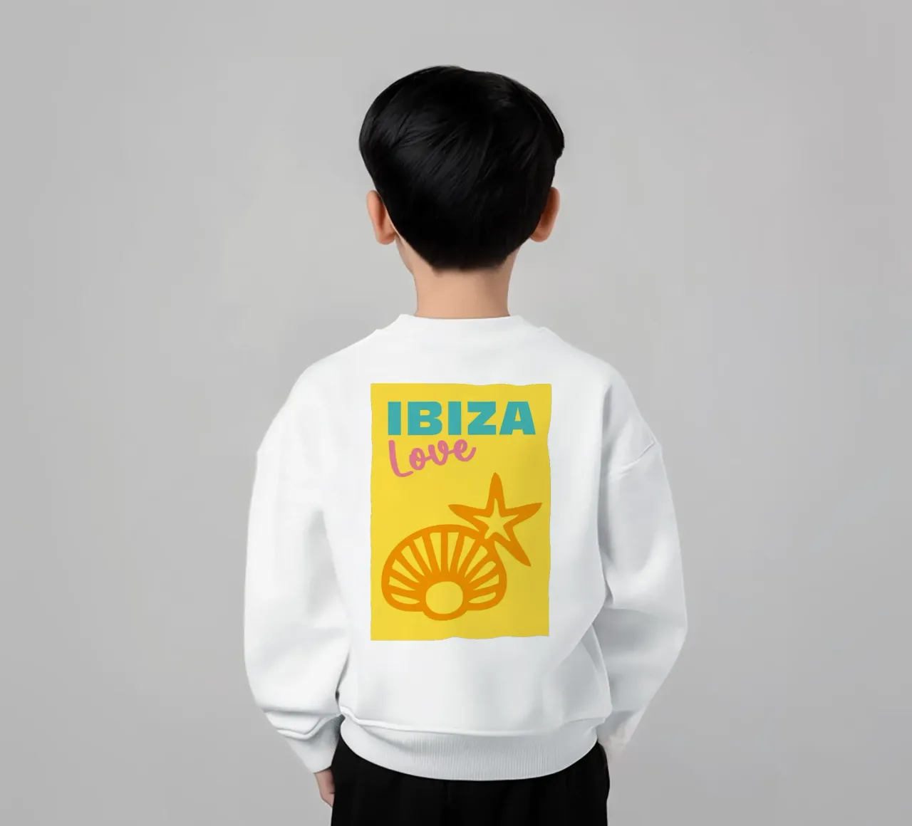 Amore a Ibiza felpa bambino da Colorful Homes