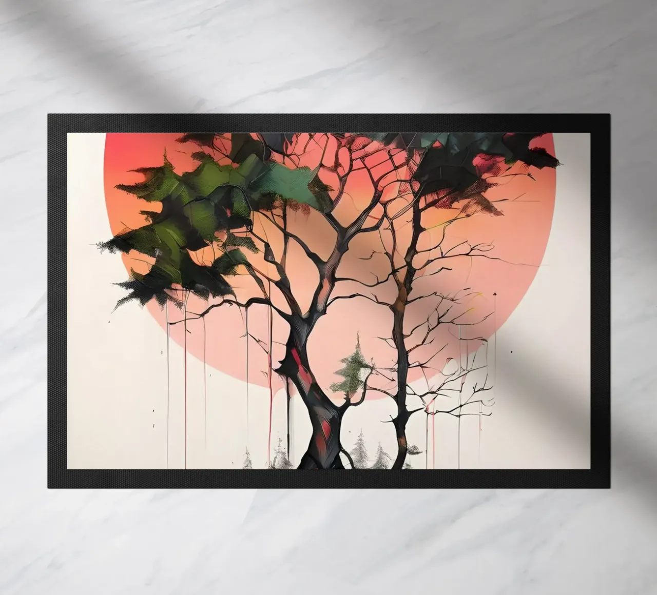 Eiland van rust deurmat van Artistic-shop