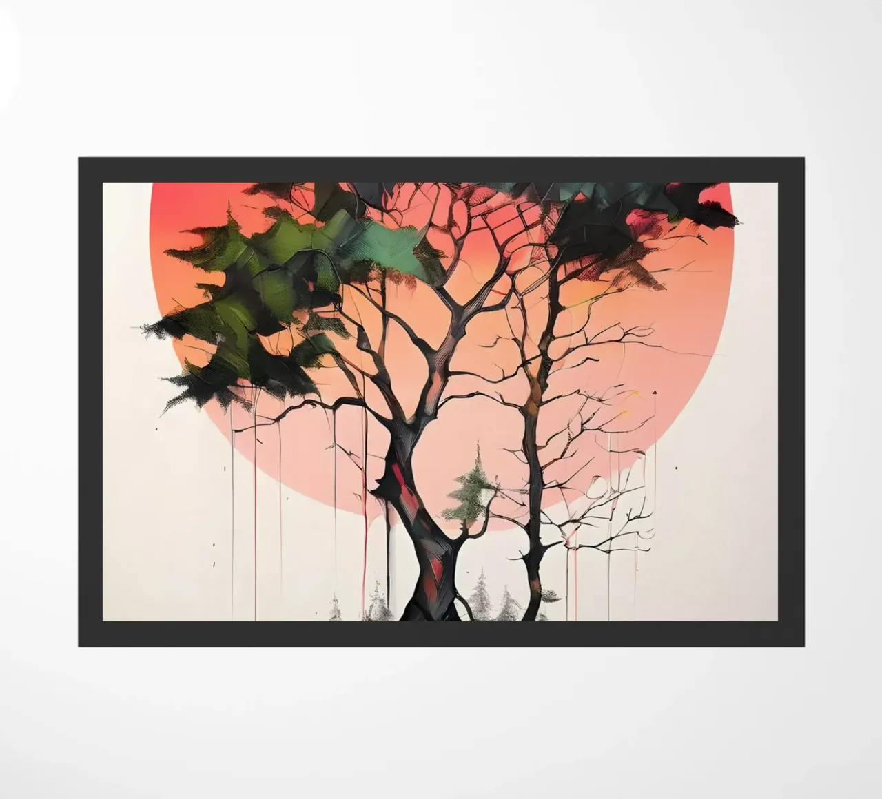 Eiland van rust deurmat van Artistic-shop