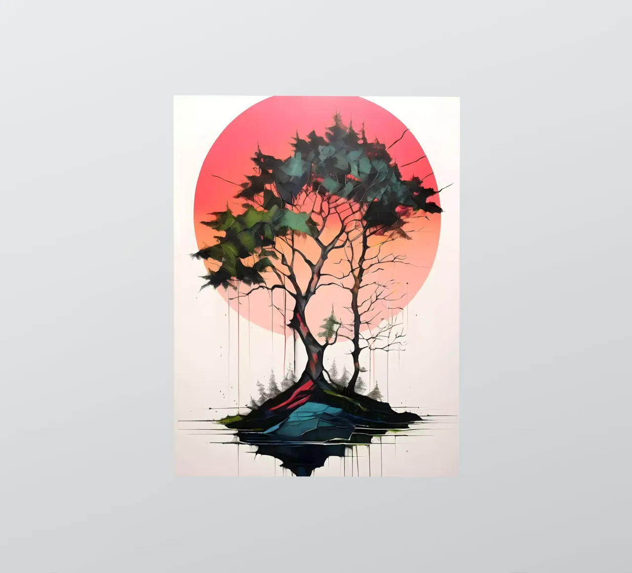 Insel der Stille Sticker von Artistic-shop