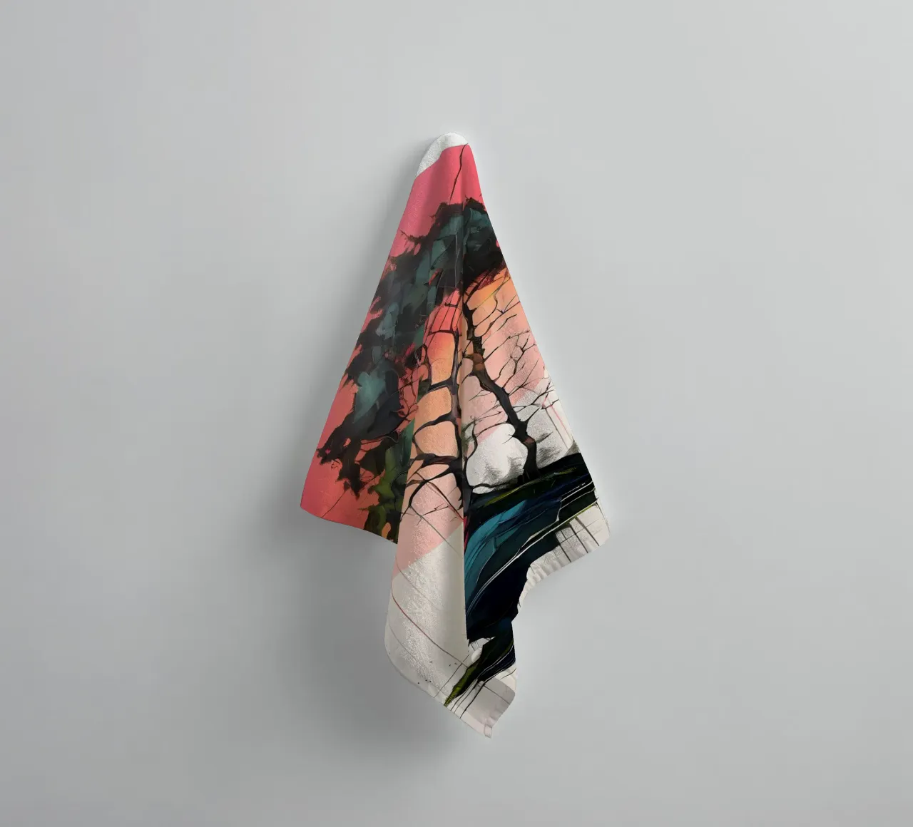 Eiland van rust badhanddoek van Artistic-shop