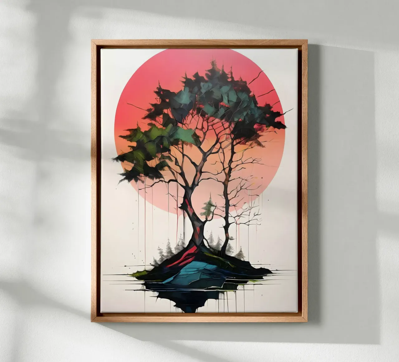 Eiland van rust canvas van Artistic-shop