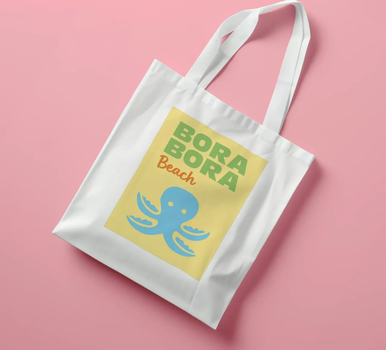 Spiaggia di Bora Bora borsa in juta da Colorful Homes