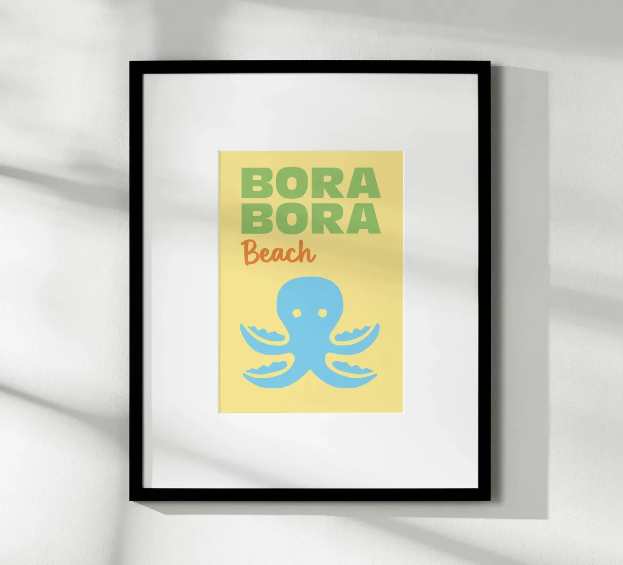Spiaggia di Bora Bora carta hahnemühle da Colorful Homes