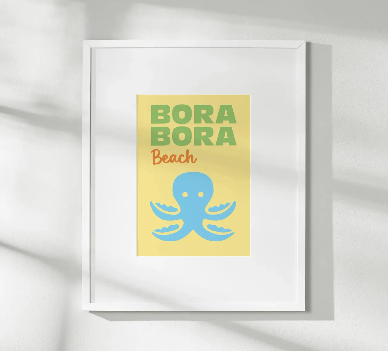 Spiaggia di Bora Bora carta hahnemühle da Colorful Homes