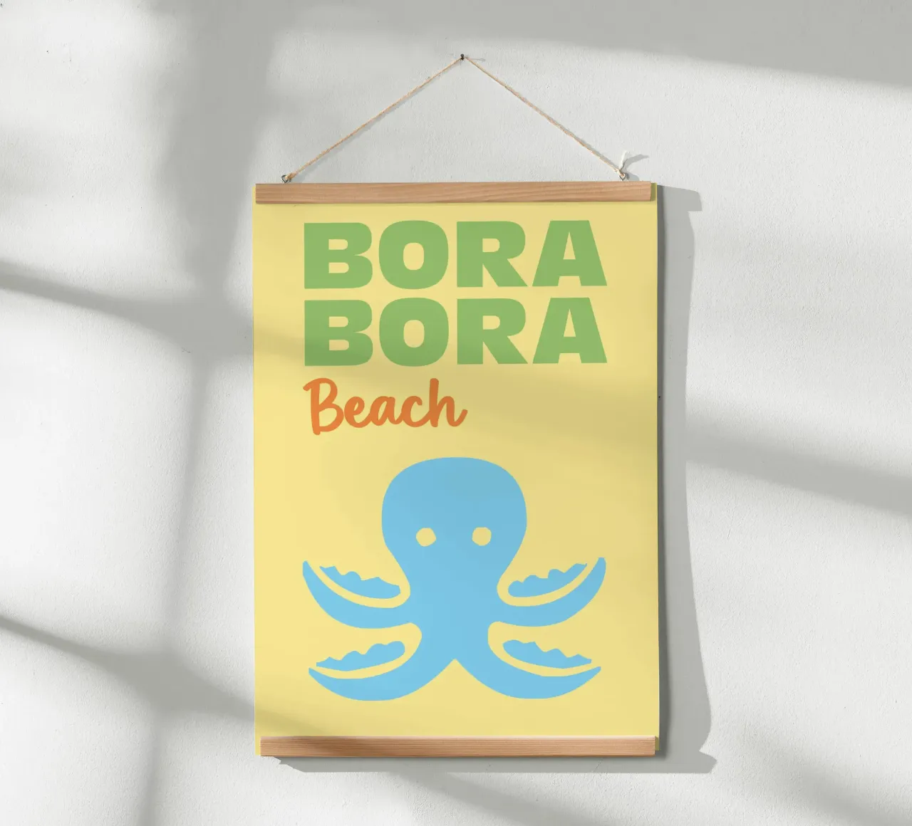 Spiaggia di Bora Bora carta hahnemühle da Colorful Homes