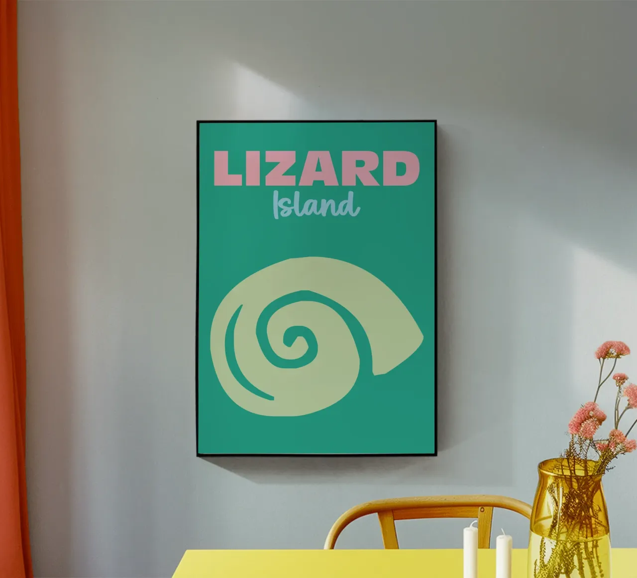 Lizard Island plexiglass da Colorful Homes