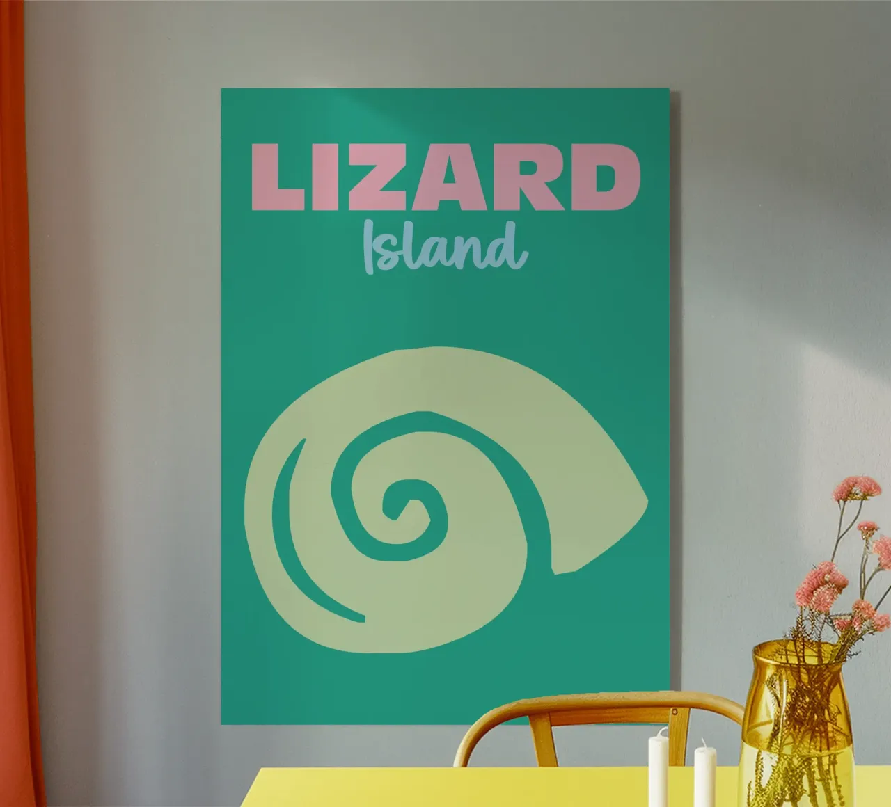 Lizard Island plexiglass da Colorful Homes