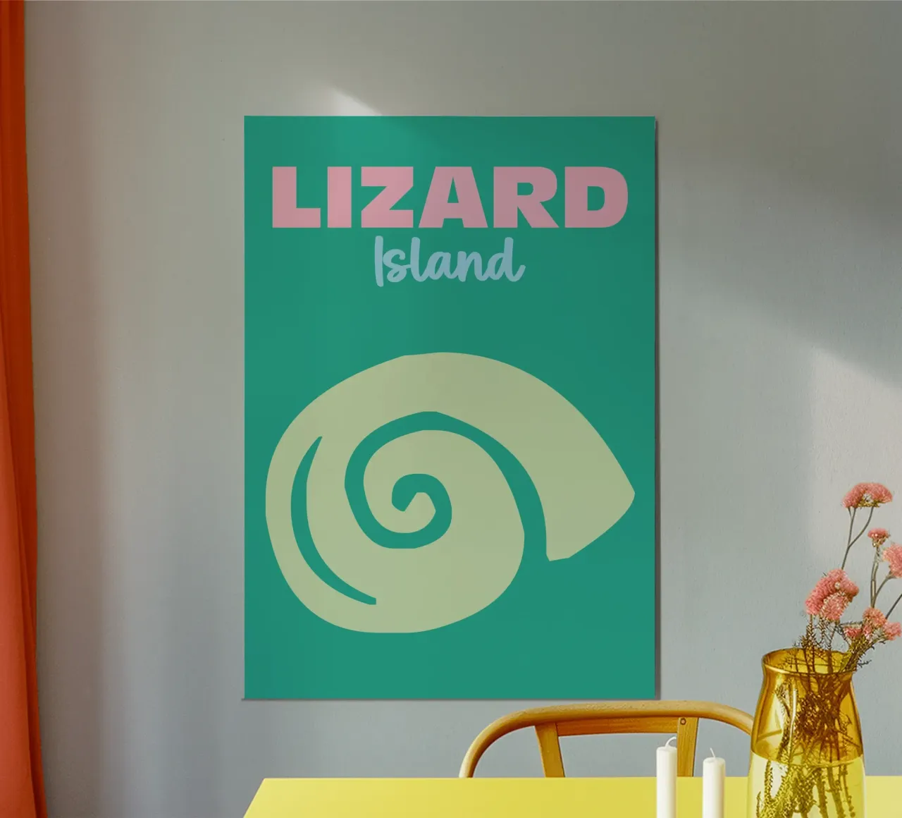 Lizard Island alluminio dibond da Colorful Homes