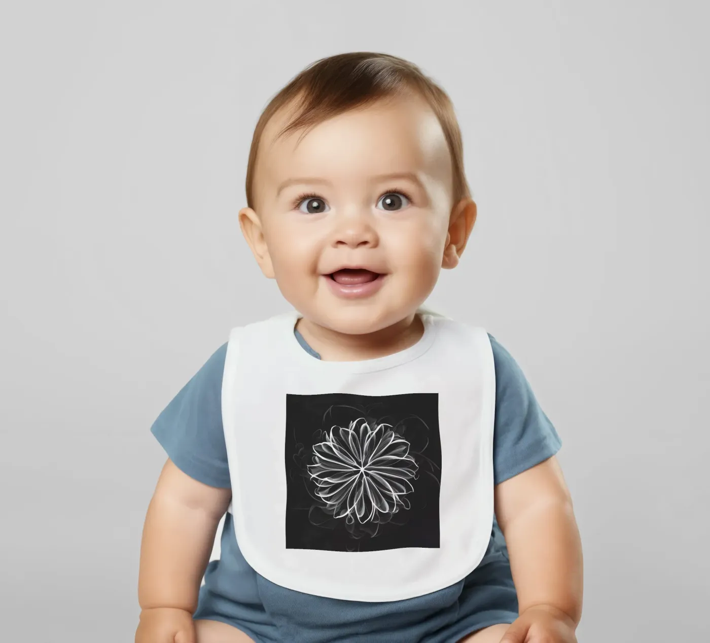 Hemelse bloei baby slabbetje van Artistic-shop