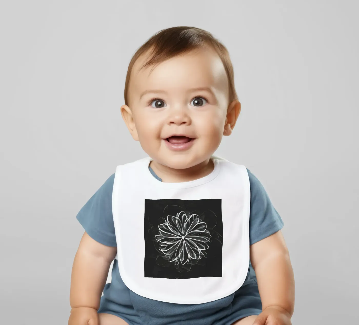Hemelse bloei baby slabbetje van Artistic-shop