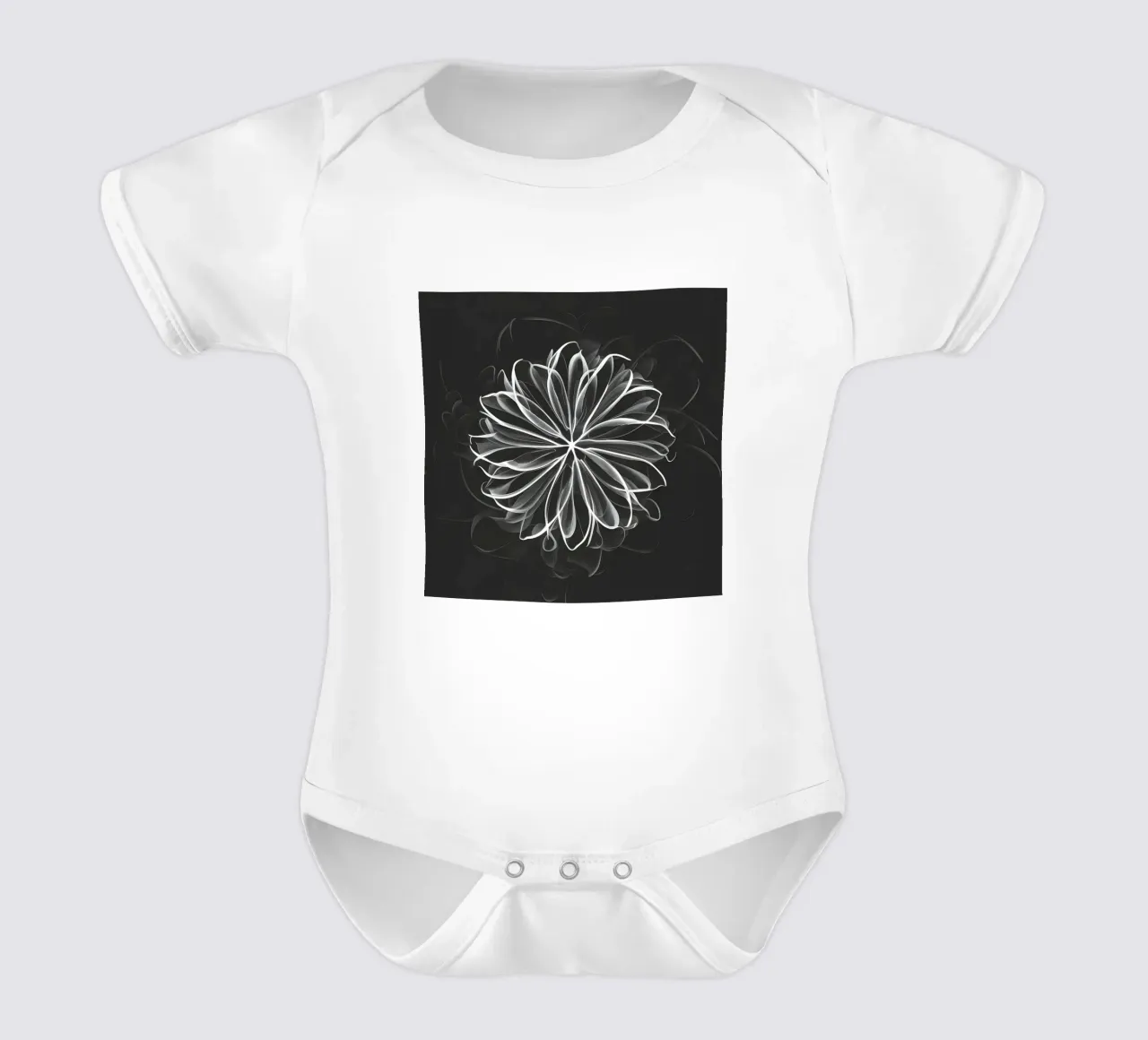 Hemelse bloei babyrompertje korte mouwen van Artistic-shop