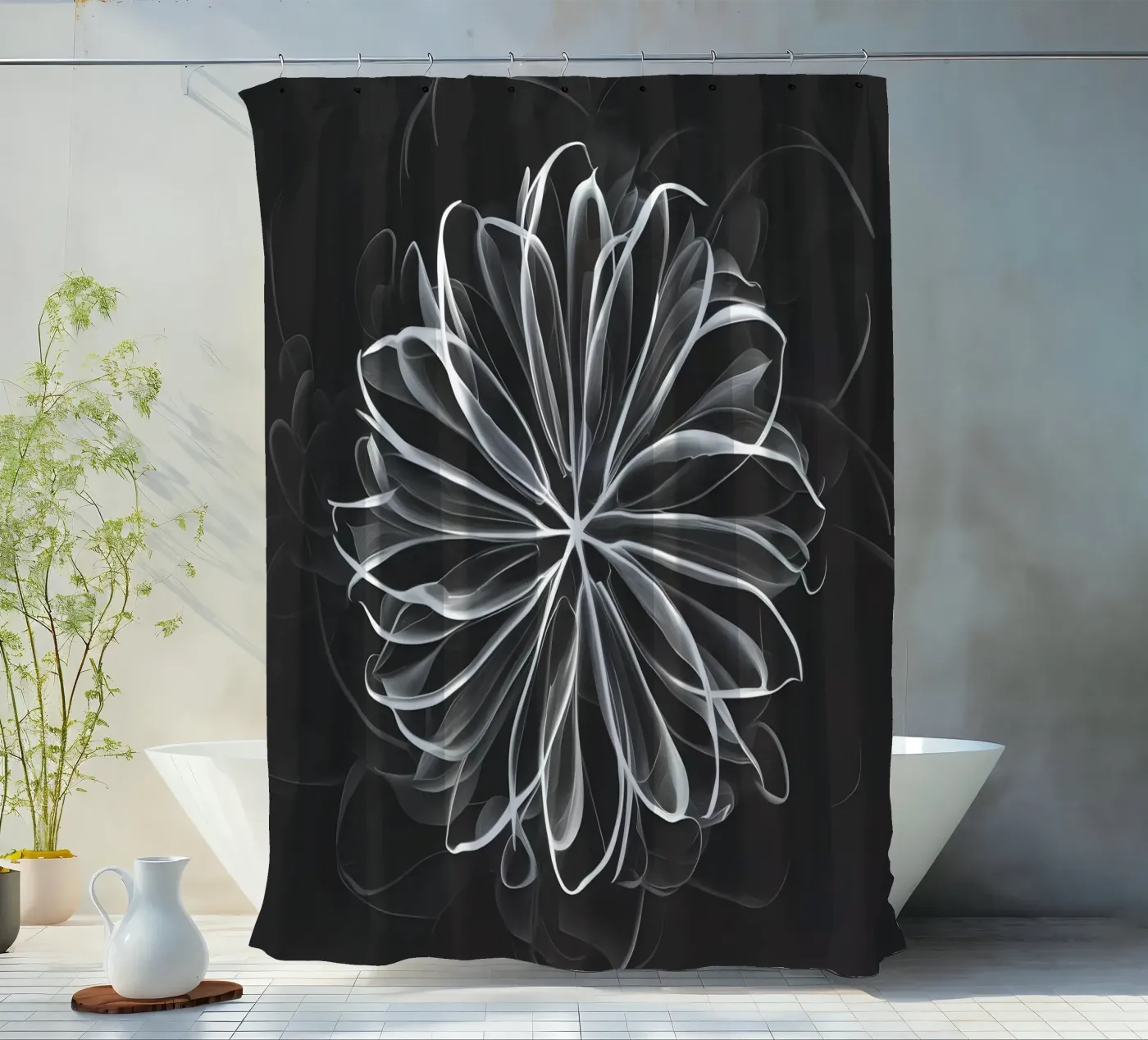 Himmlische Blüte Duschvorhang von Artistic-shop