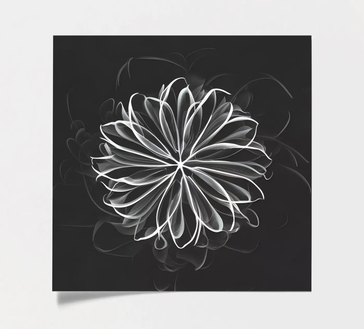 Fiore celeste foglio adesivo da Artistic-shop