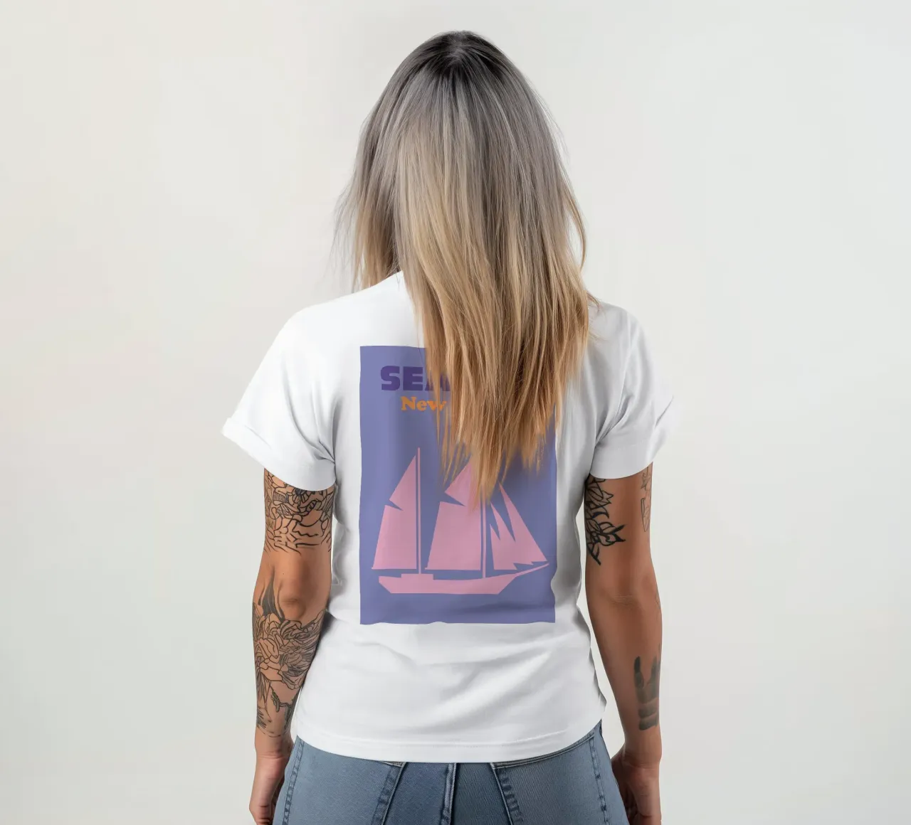 Seaside New Jersey t-shirt da Colorful Homes