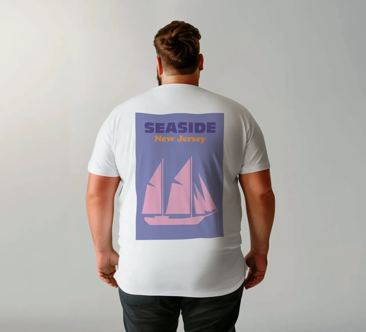 Seaside New Jersey t-shirt da Colorful Homes