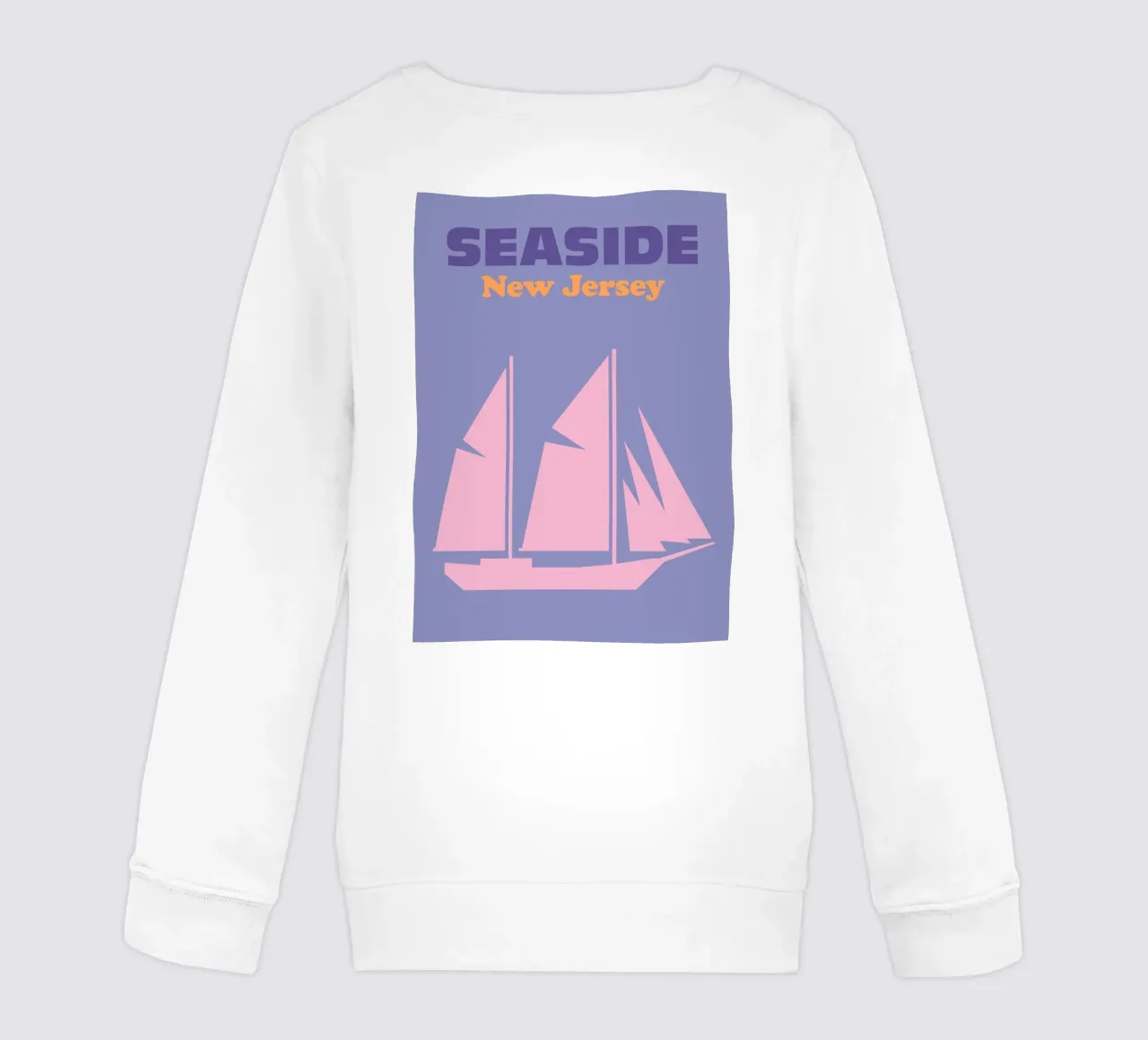 Seaside New Jersey felpa bambino da Colorful Homes