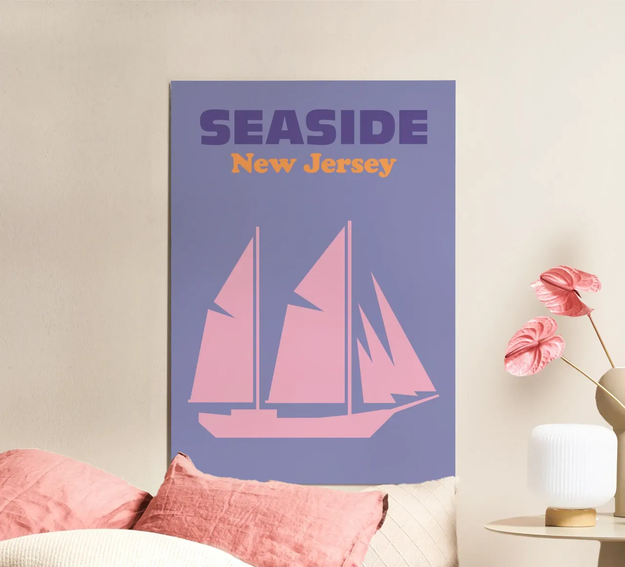 Seaside New Jersey alluminio dibond da Colorful Homes