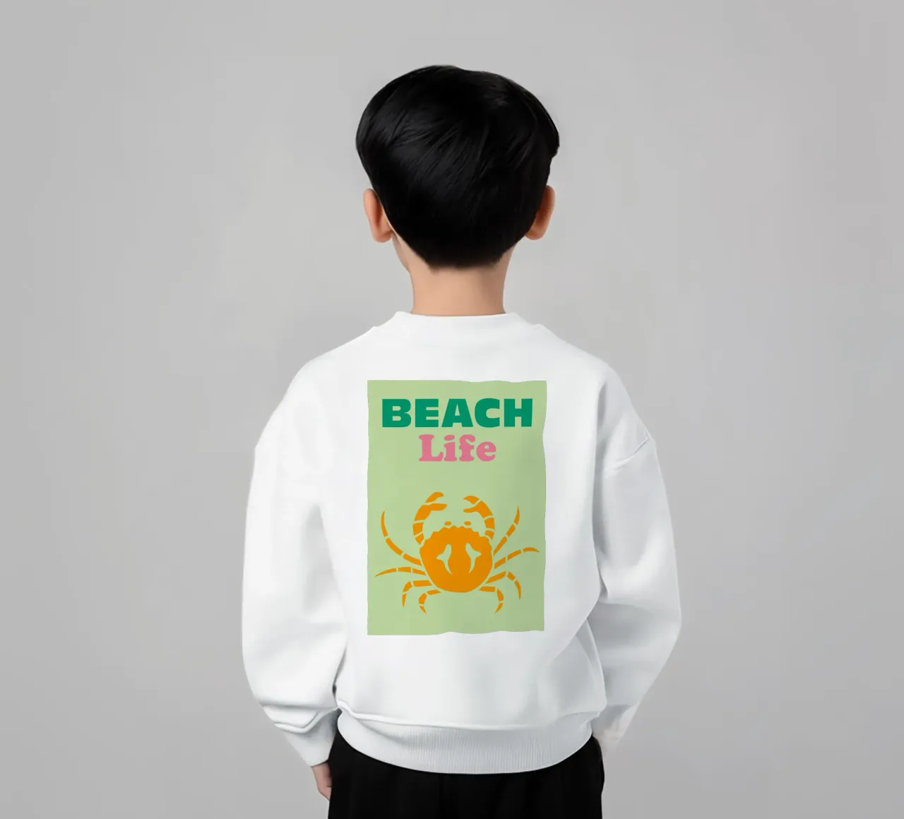 Vita da spiaggia felpa bambino da Colorful Homes