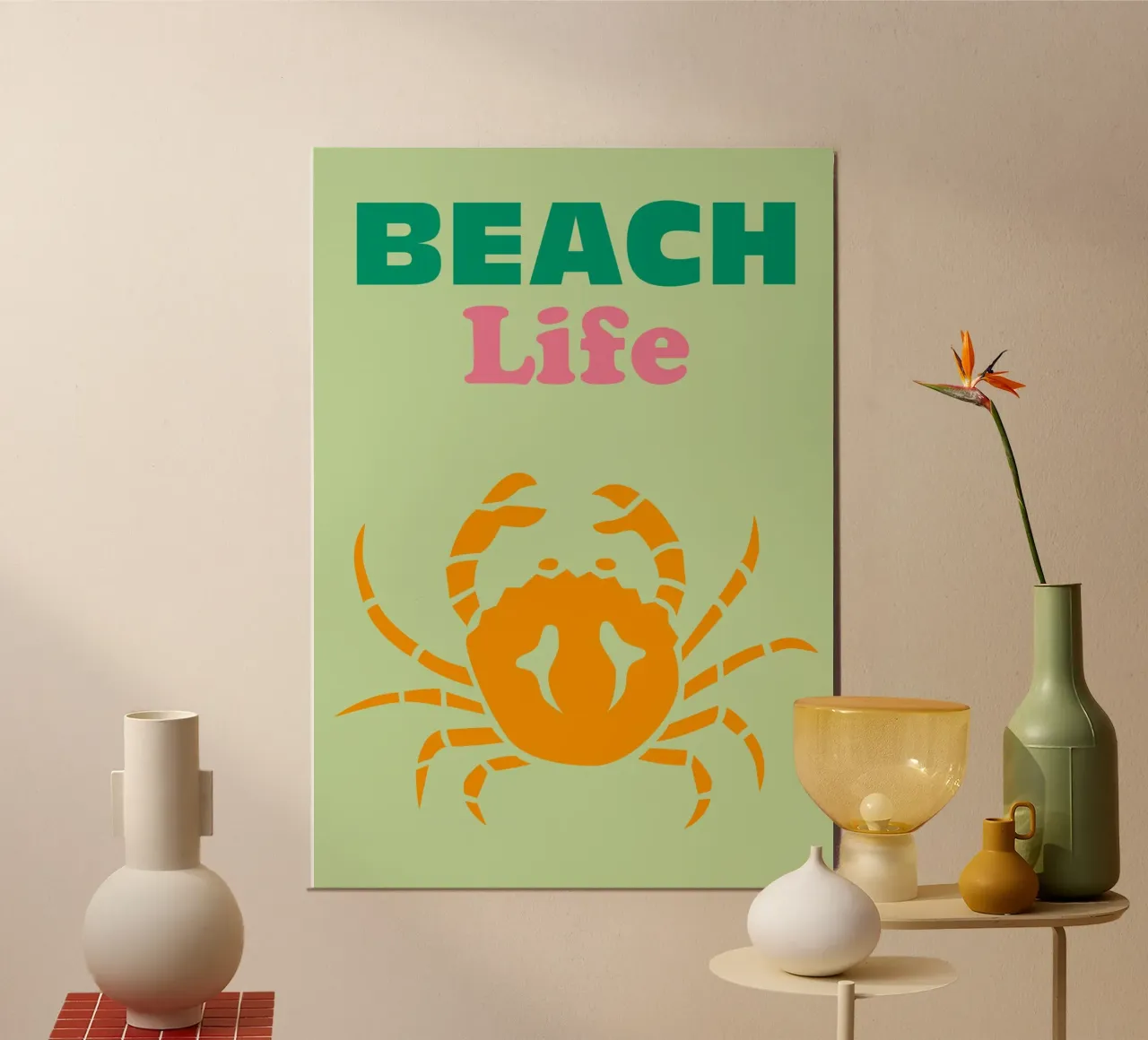 Vita da spiaggia alluminio dibond da Colorful Homes