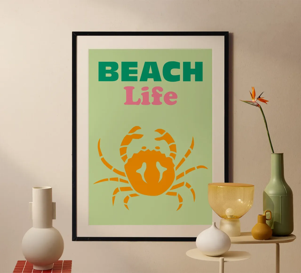 Vita da spiaggia carta hahnemühle da Colorful Homes