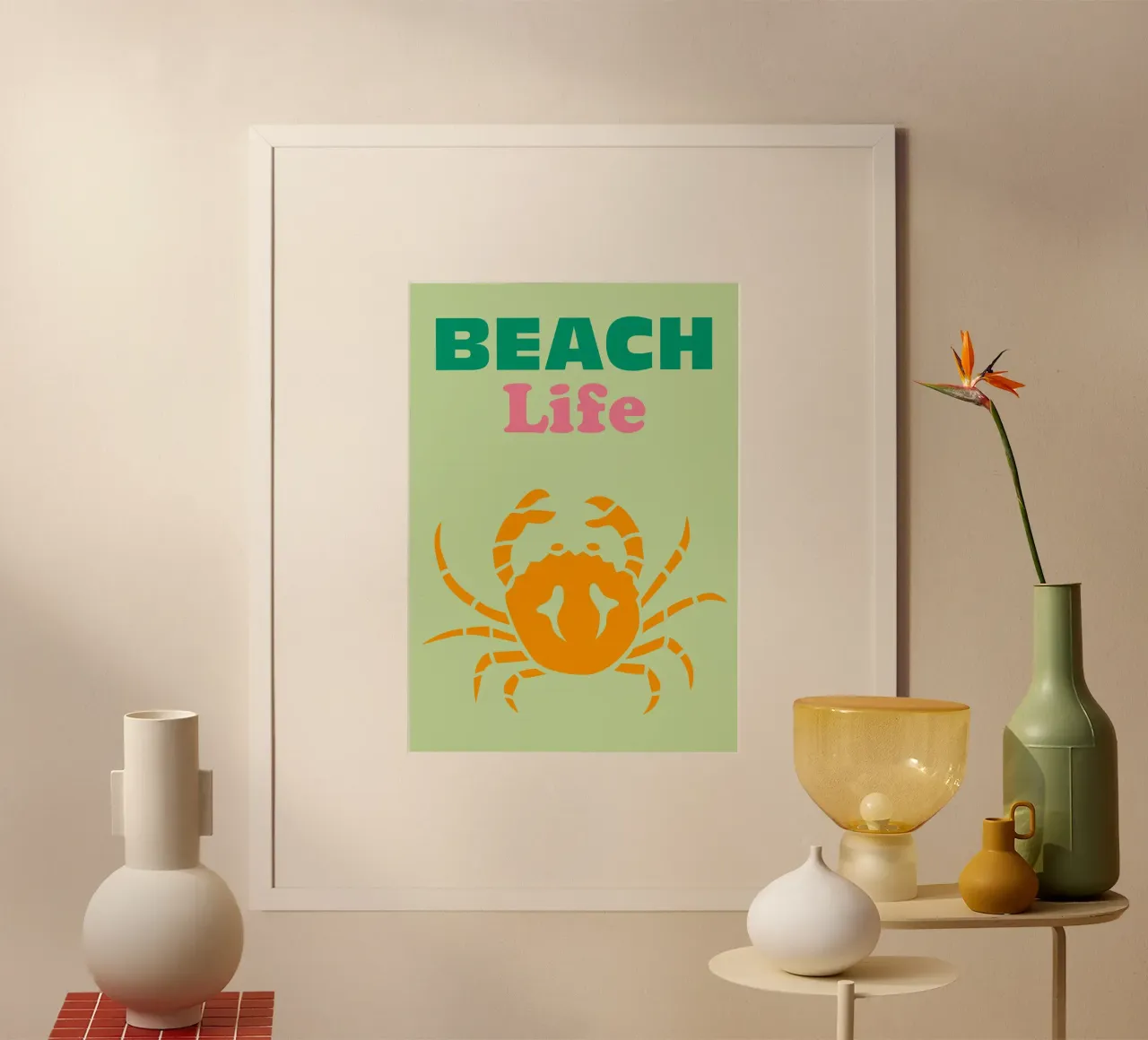 Vita da spiaggia carta hahnemühle da Colorful Homes