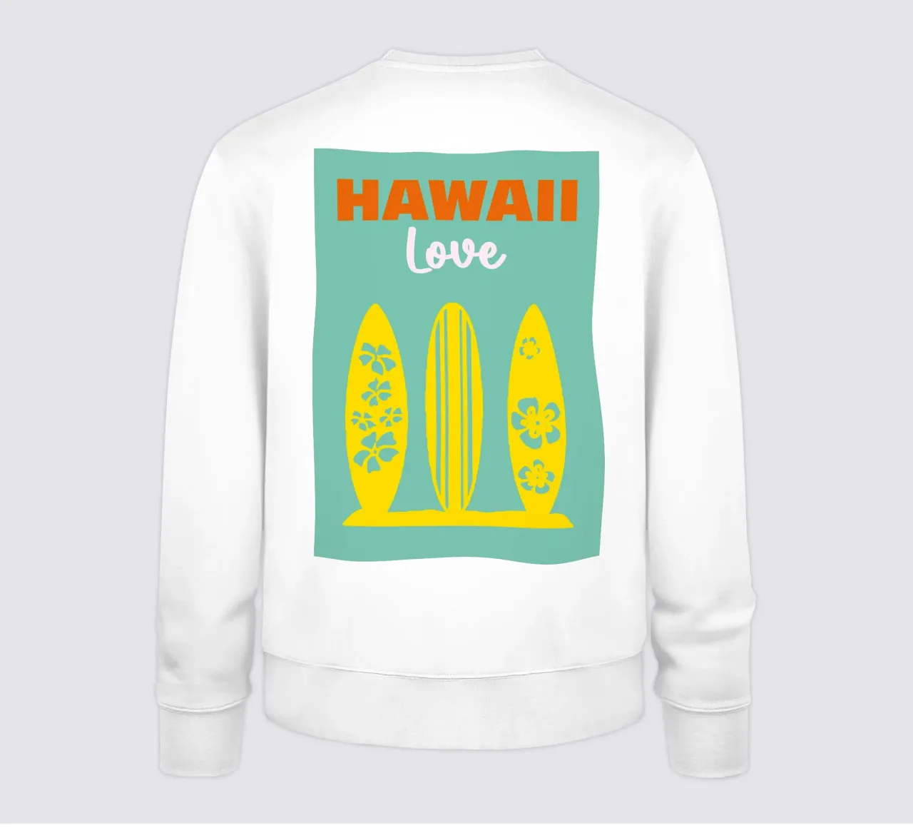 Amore alle Hawaii felpa da Colorful Homes