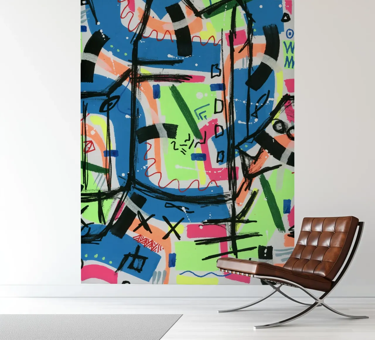 Schets fotobehang van gtobonart