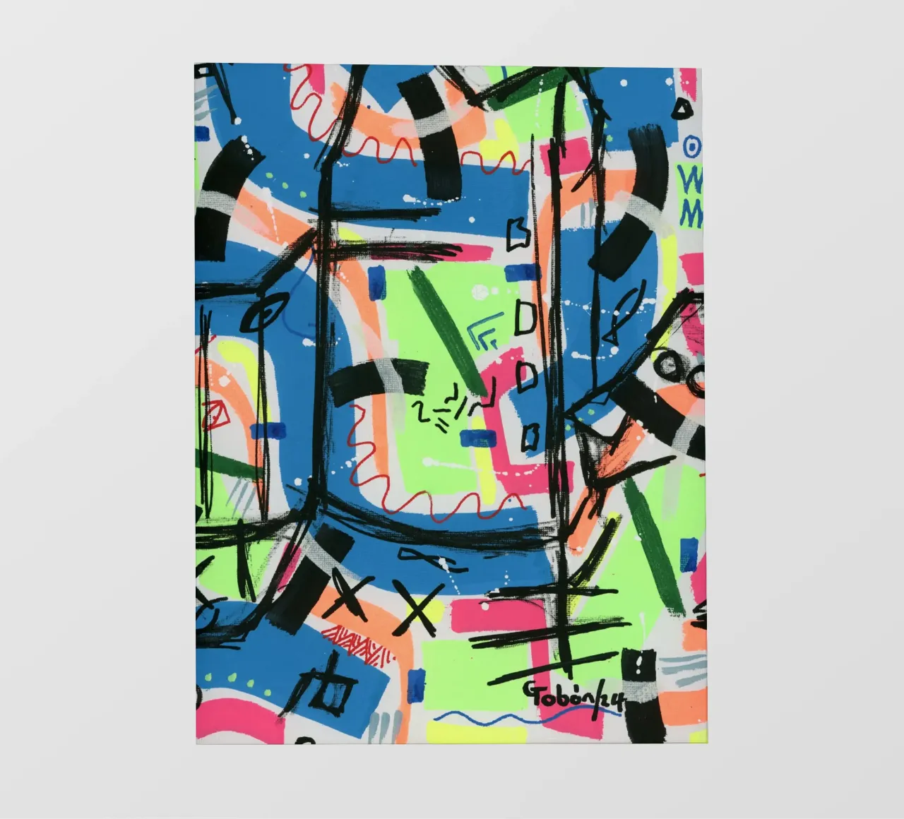 Schets fotobehang van gtobonart