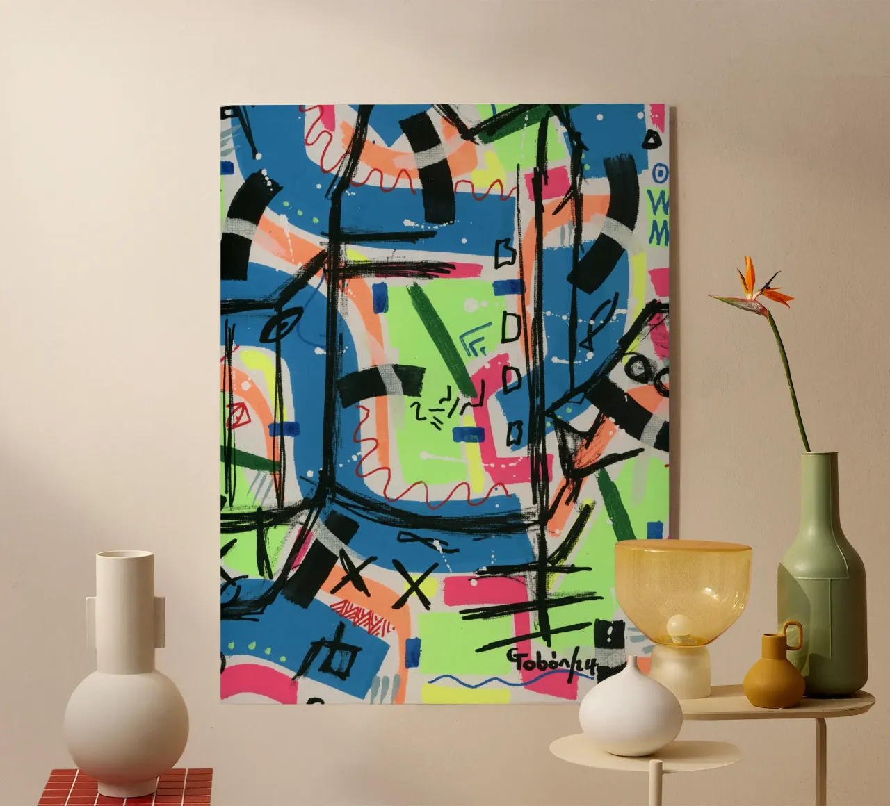 Esquisse plexiglas de gtobonart