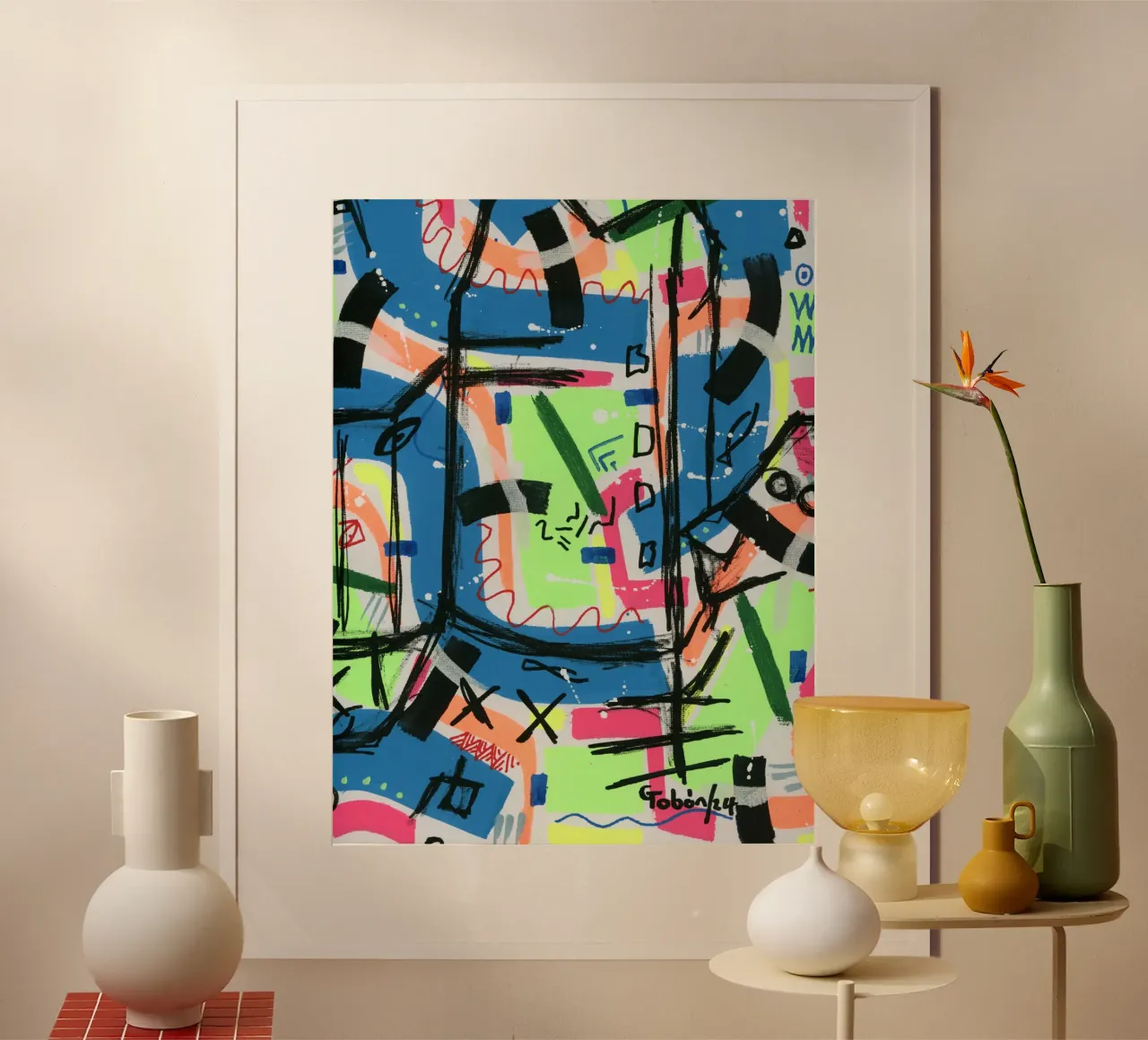 Schets poster van gtobonart