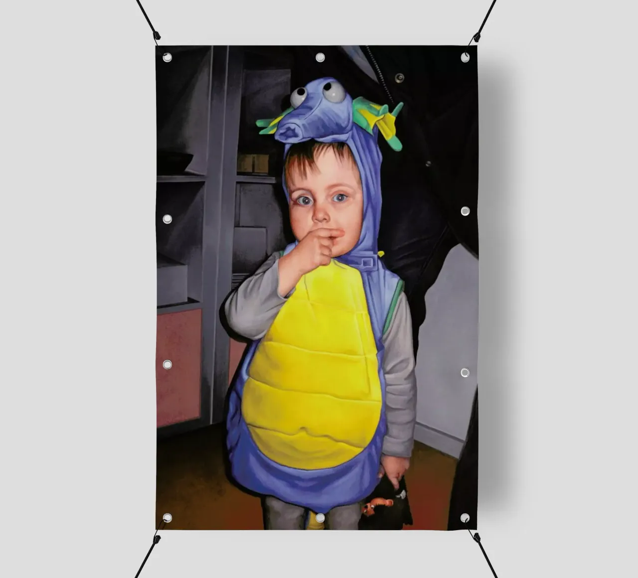 Halloween Dino telo in pvc da Jérôme Romain