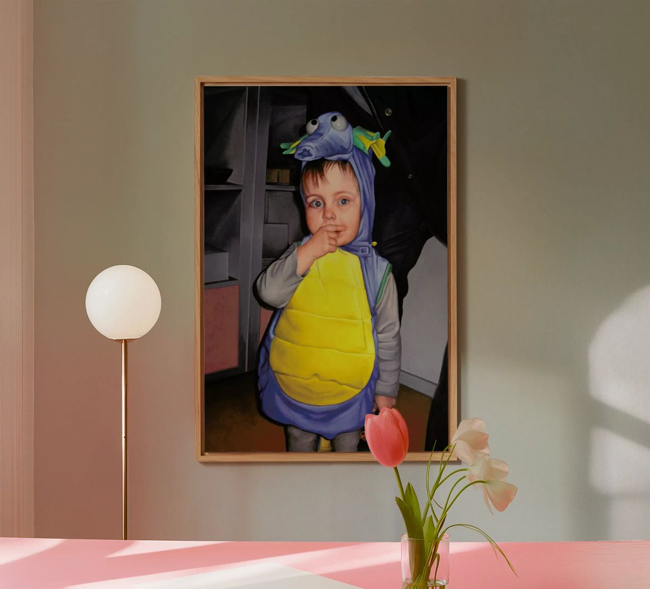 Halloween Dino alluminio dibond da Jérôme Romain