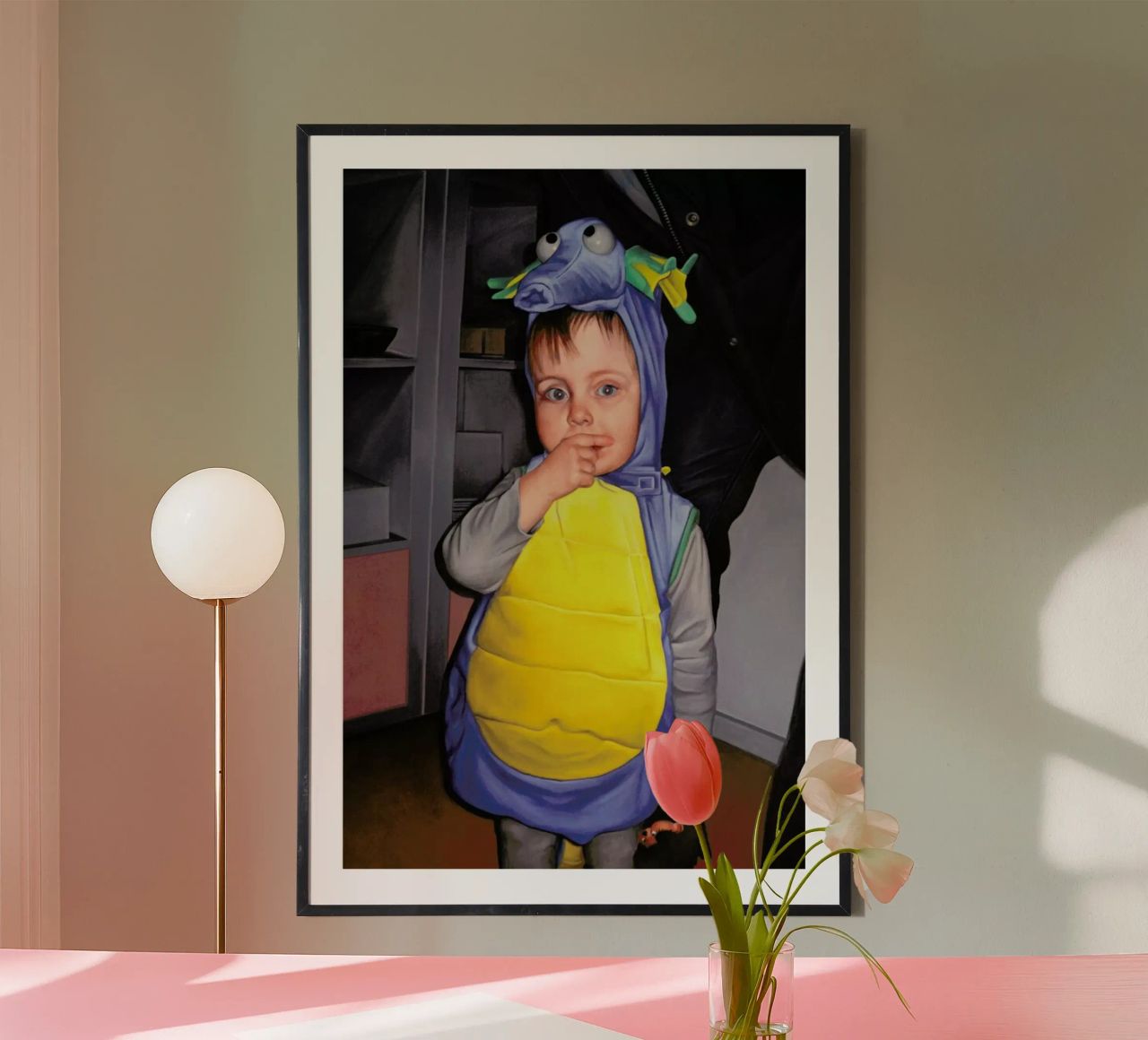 Halloween Dino carta hahnemühle da Jérôme Romain