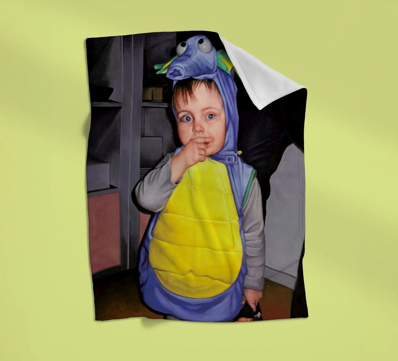 Halloween Dino coperta in pile da Jérôme Romain