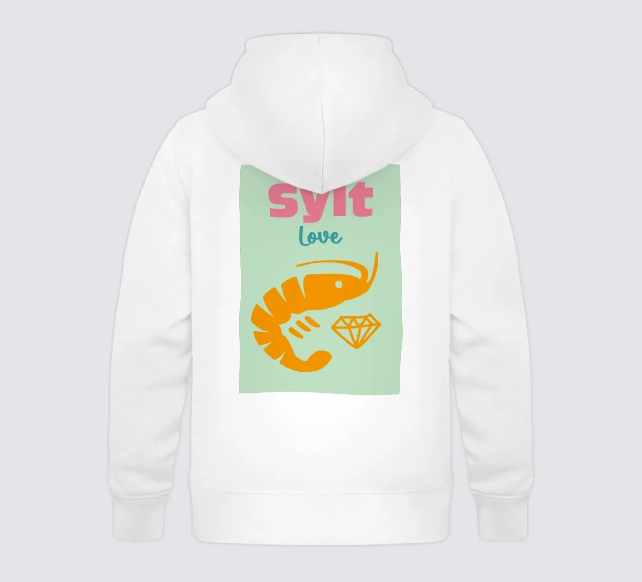 Amore a Sylt felpa bambino con cappuccio da Colorful Homes