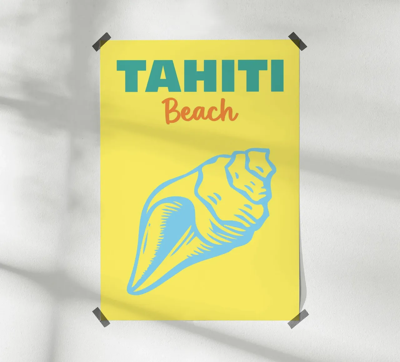 Spiaggia di Tahiti carta hahnemühle da Colorful Homes