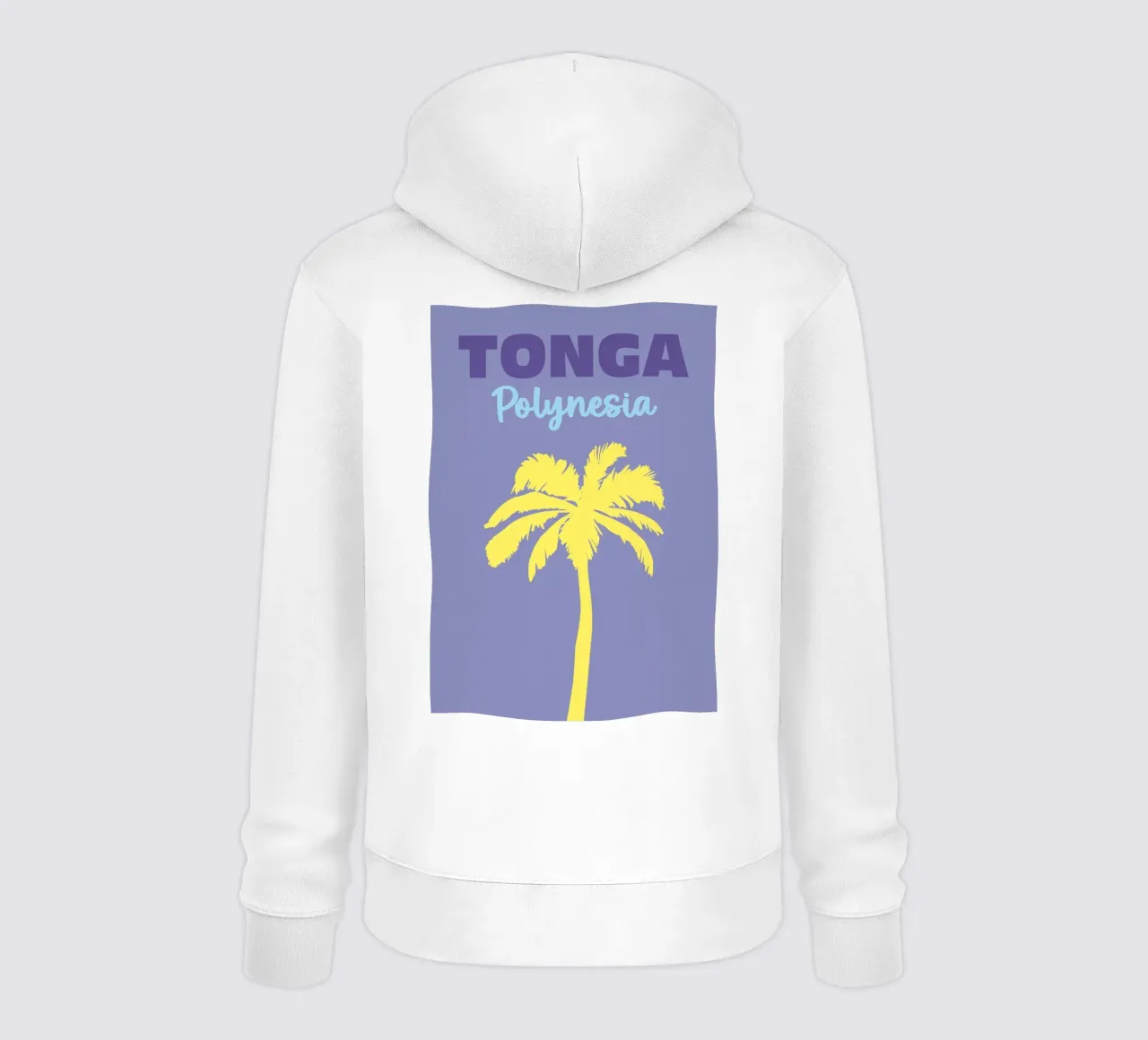 Tonga, Polinesia felpa con cappuccio da Colorful Homes