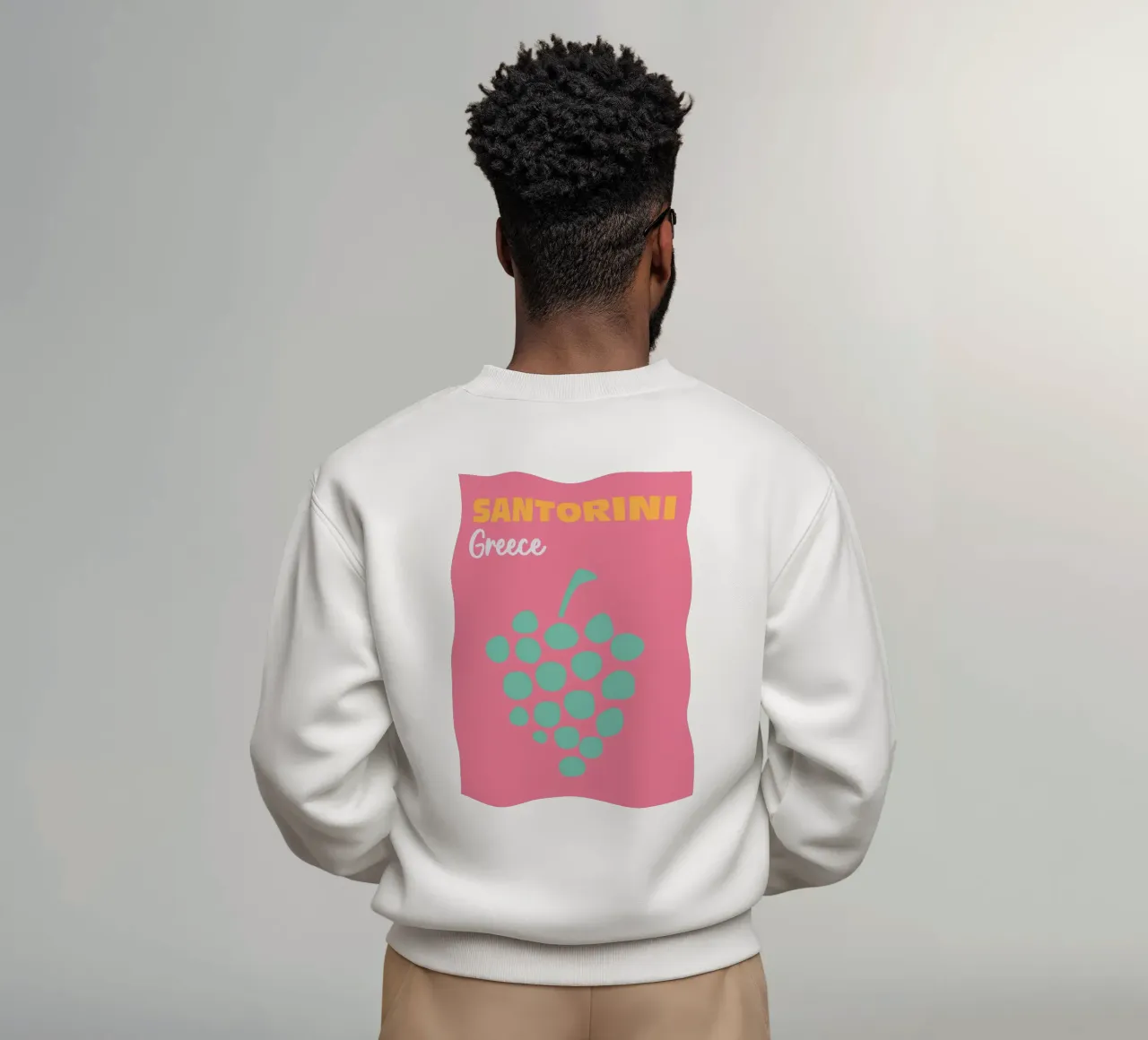 Santorin, Griechenland Sweatshirt von Colorful Homes