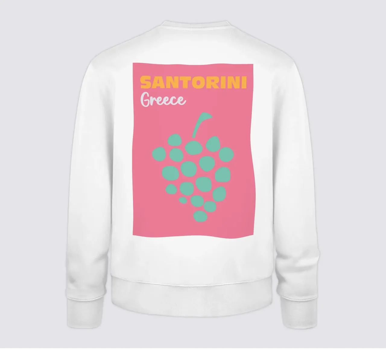 Santorin, Griechenland Sweatshirt von Colorful Homes