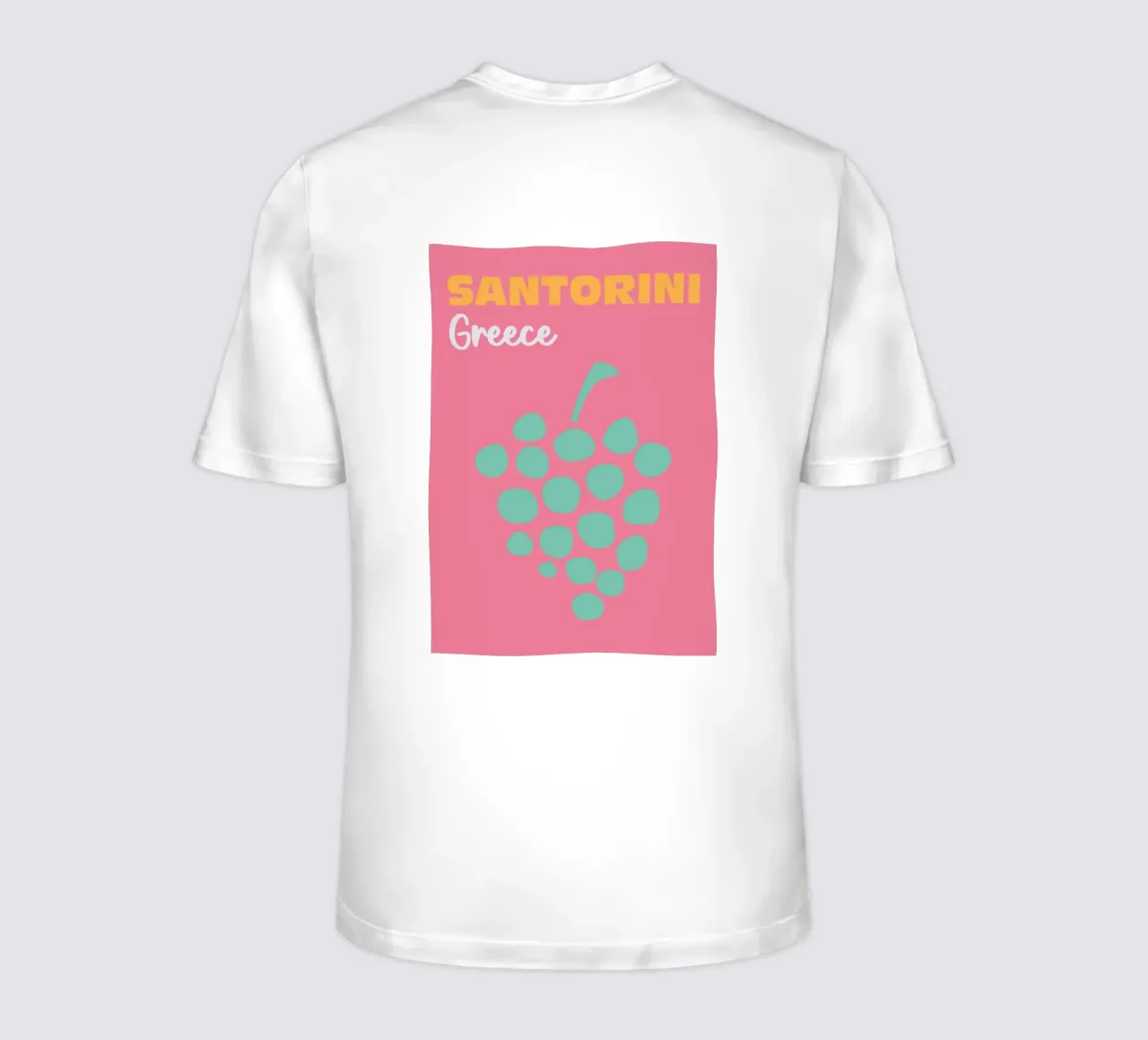 Santorini, Greece t-shirt da Colorful Homes