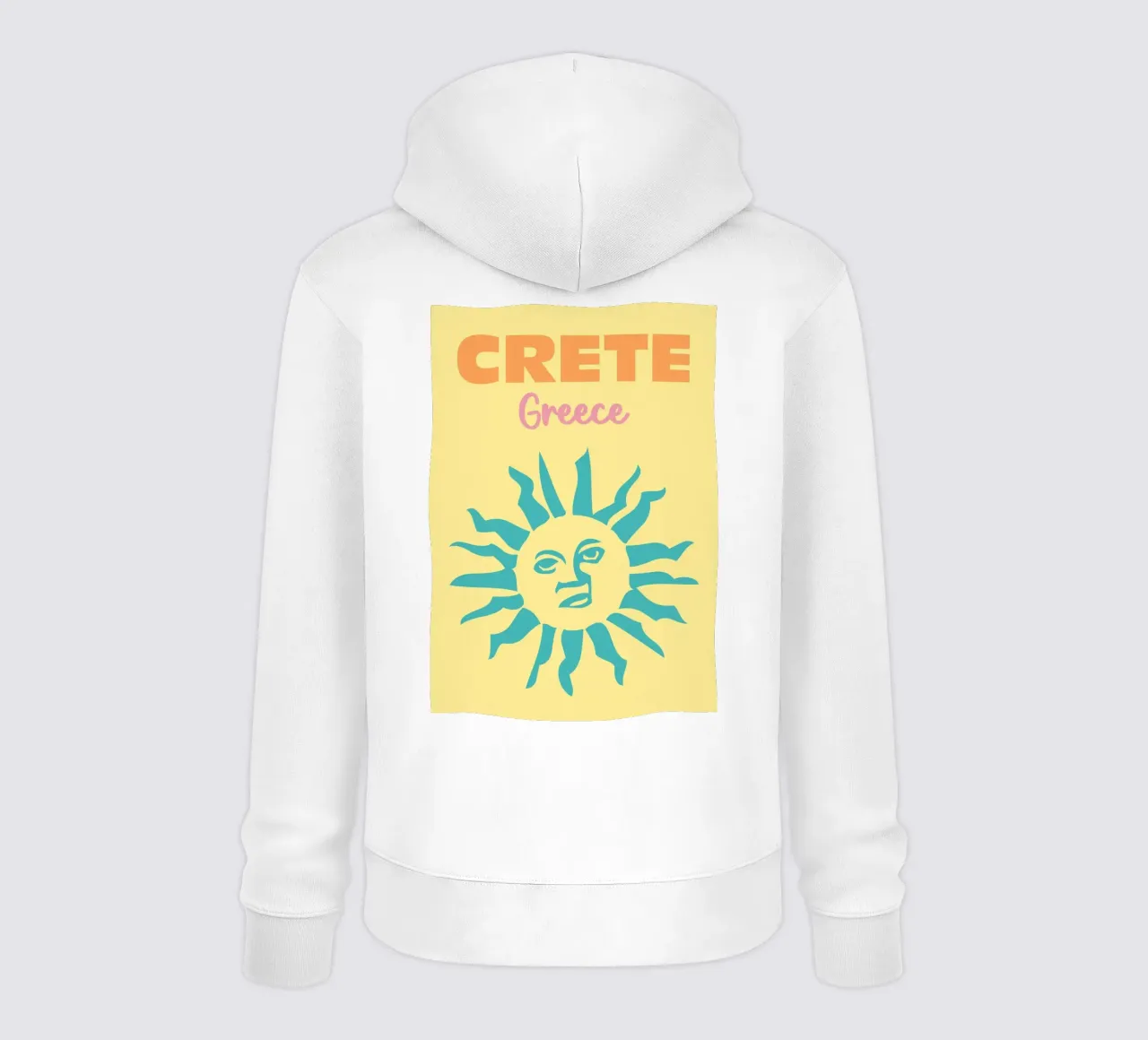 Creta, Grecia felpa con cappuccio da Colorful Homes