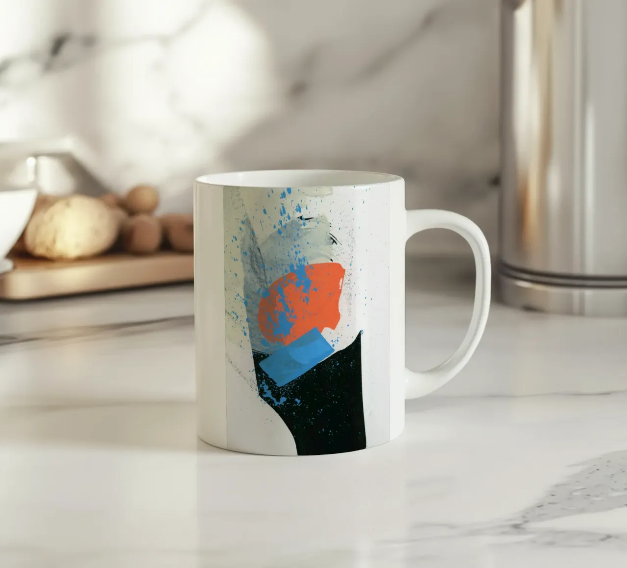 Esplosione di blues tazza in ceramica da gtobonart