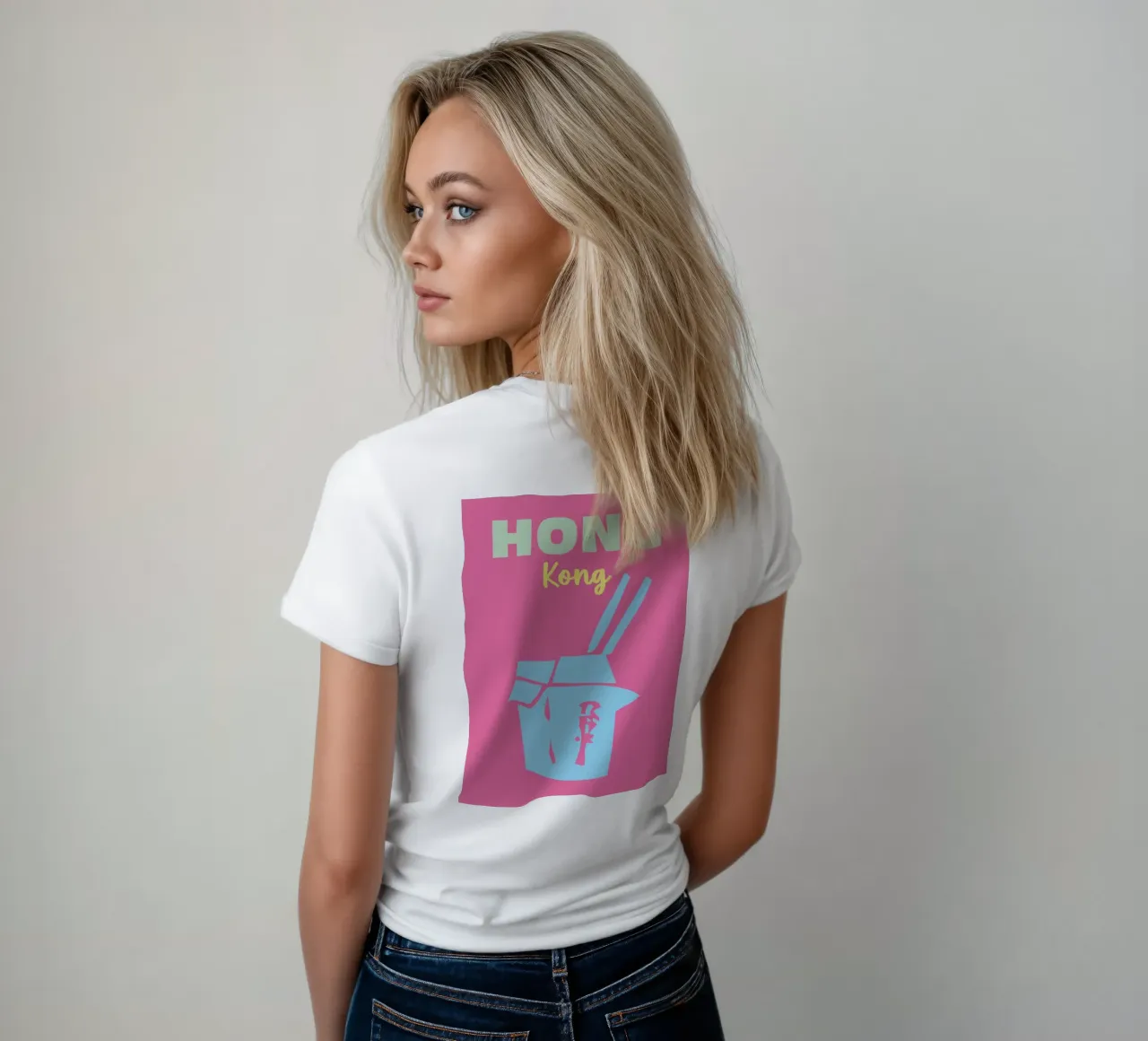 Hong Kong t-shirt da donna da Colorful Homes