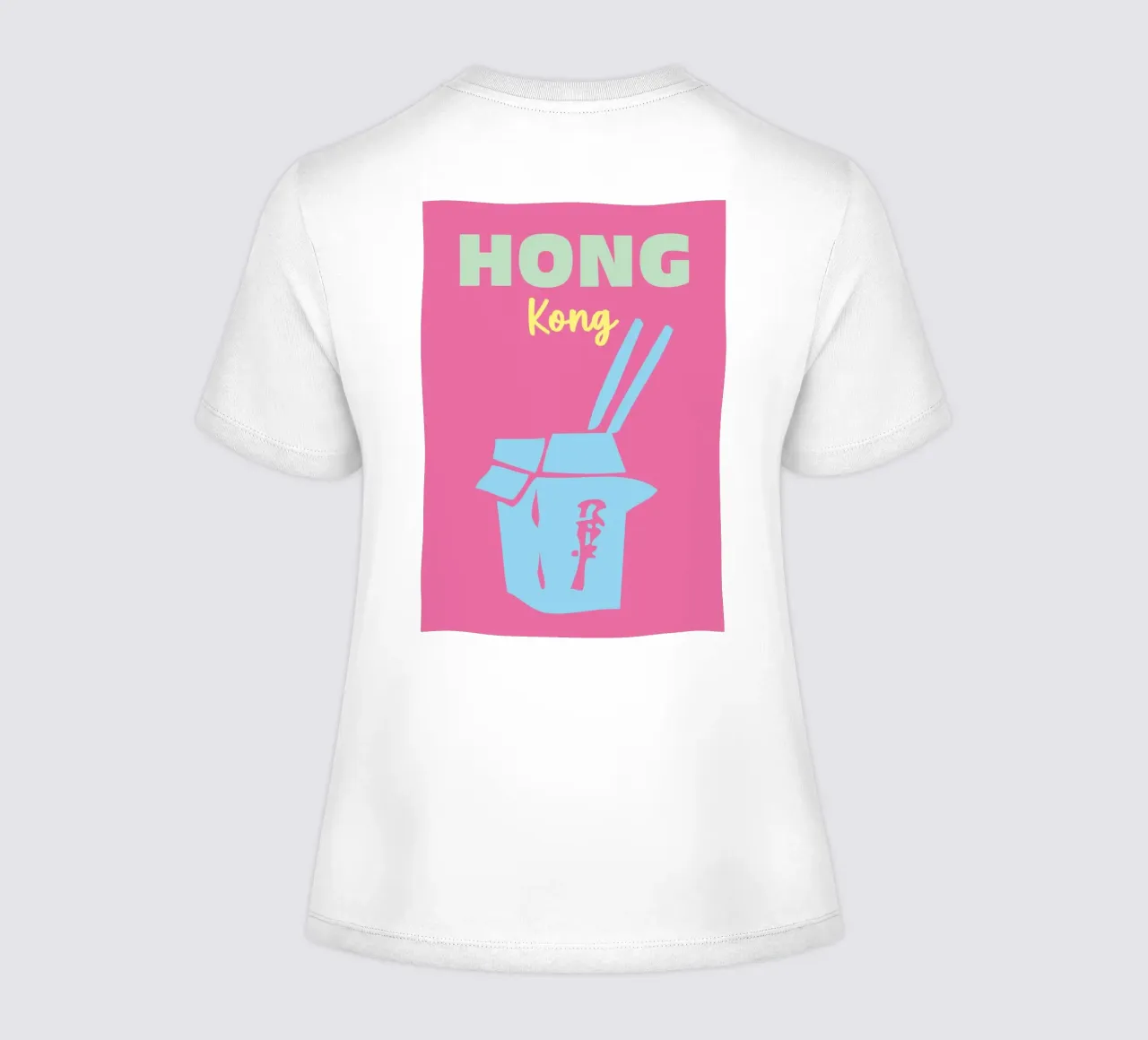 Hong Kong t-shirt da donna da Colorful Homes