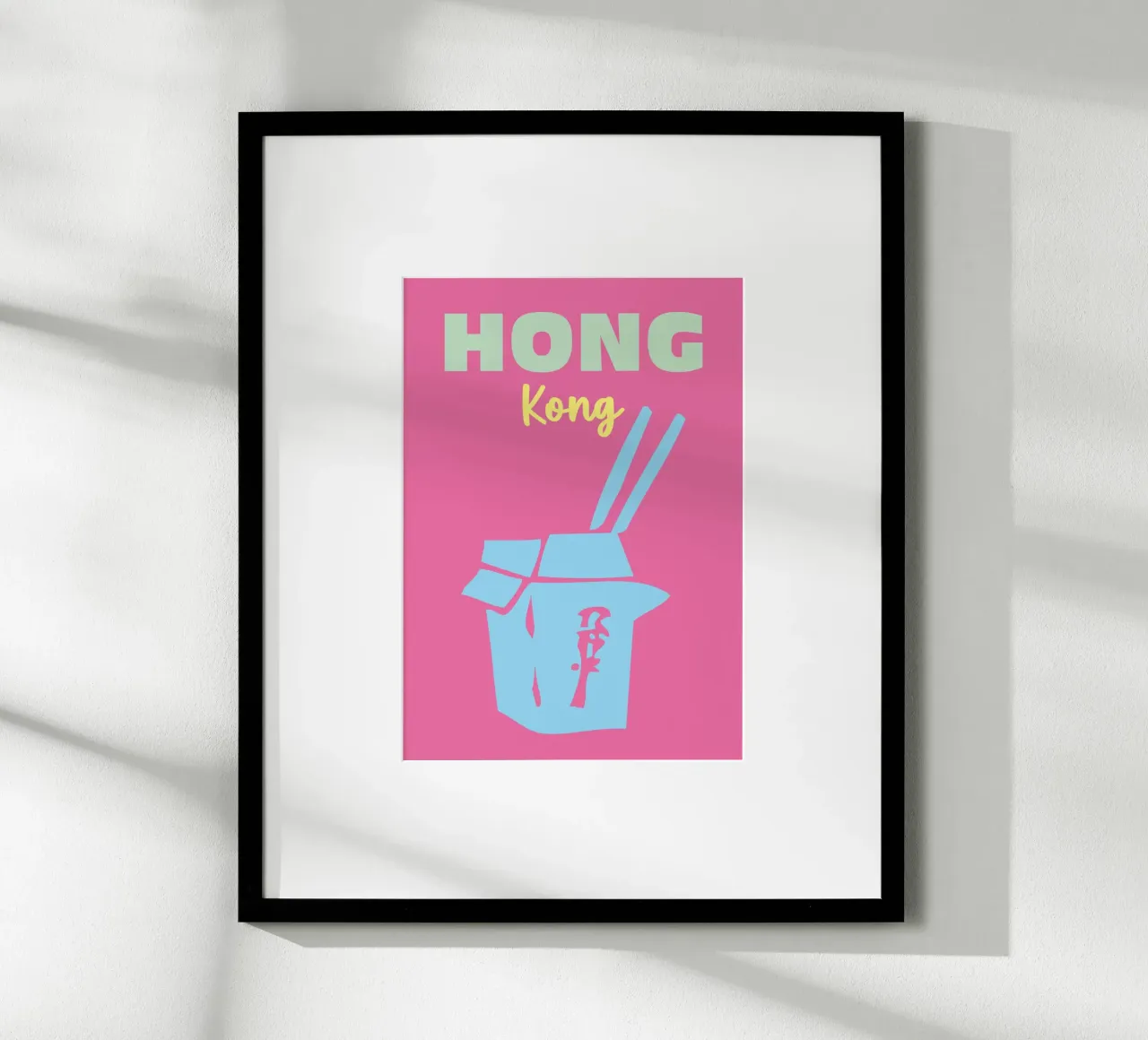 Hong Kong poster da Colorful Homes