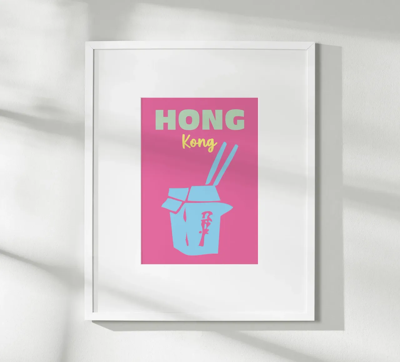 Hong Kong poster da Colorful Homes