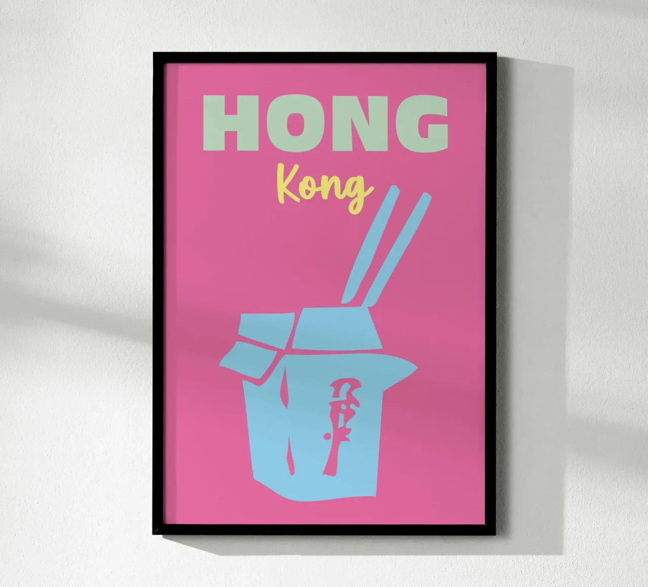 Hong Kong poster da Colorful Homes